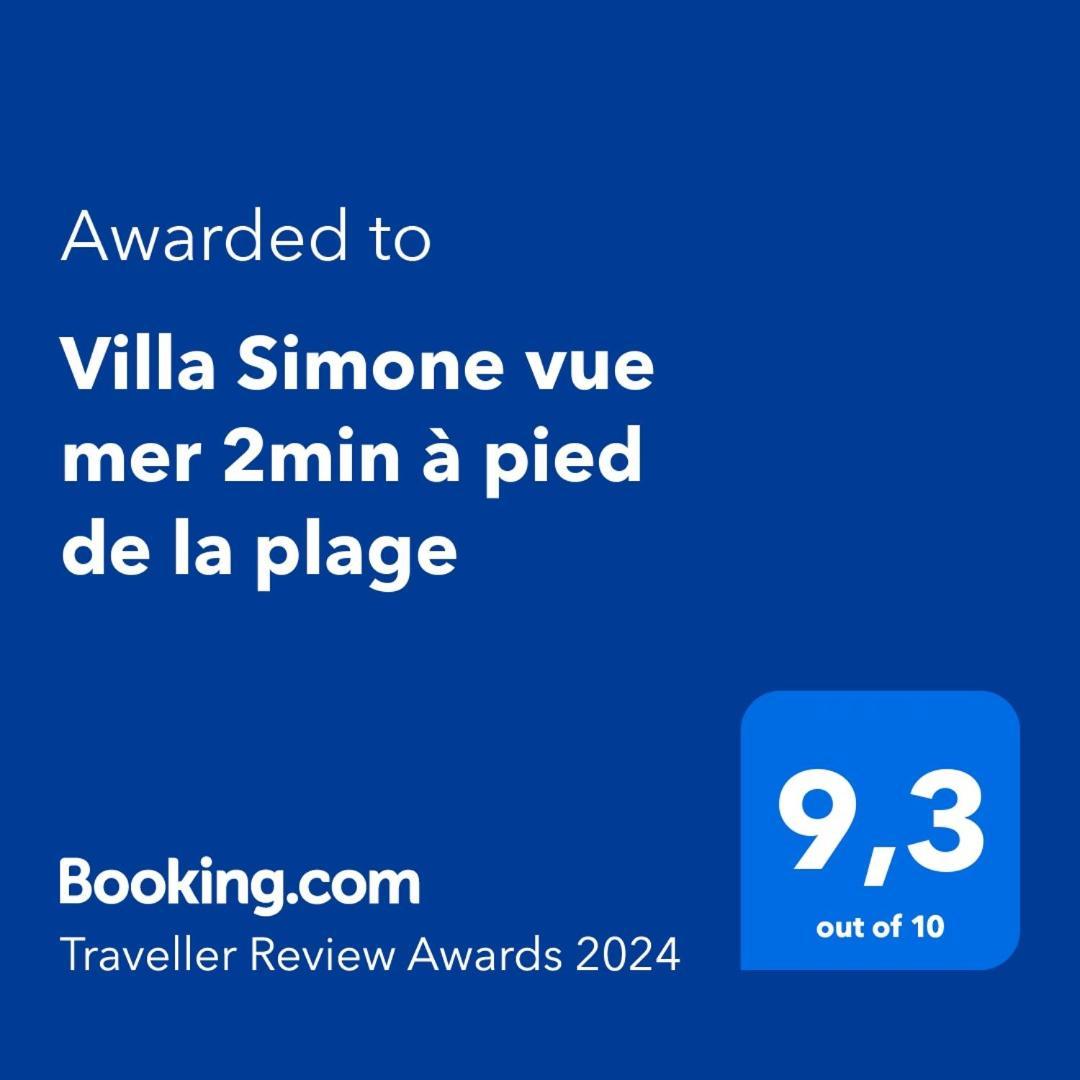 Villa Simone Vue Mer 2Min A Pied De La Plage 상 루네어 외부 사진